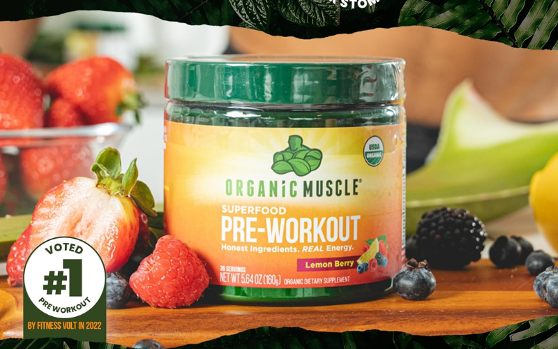 clean preworkout: organic muscle