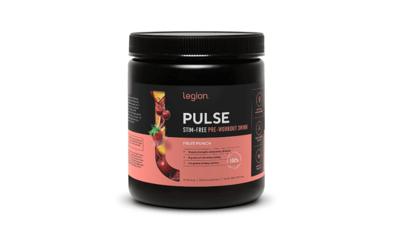 Caffeine Free Preworkout: Legion Pulse caffeine free