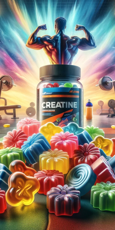 creatine gummies: art