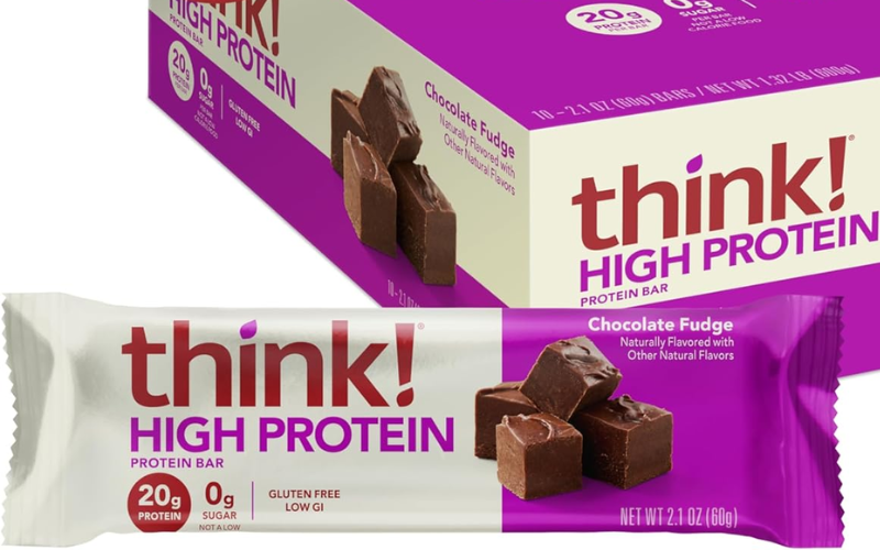 think protein bars: Box